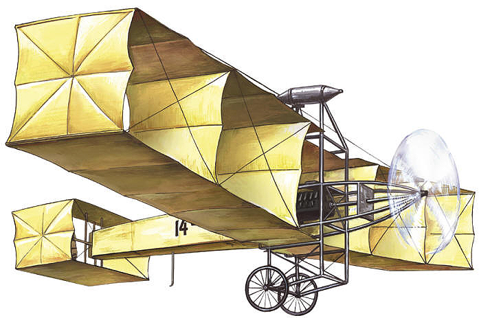 1906 Dumont - first aileron
